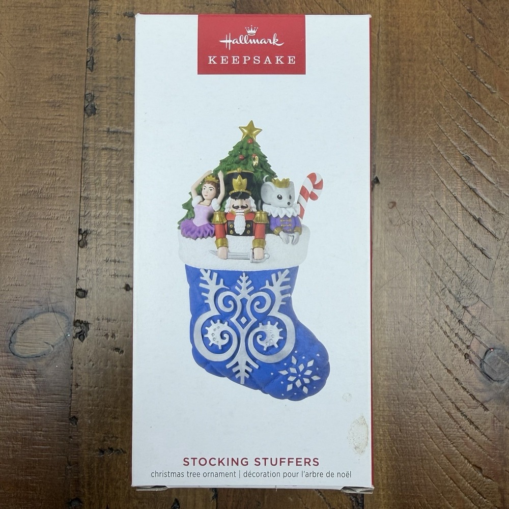 2023 Hallmark "Stocking Stuffers" Blue Ornament - QXR8107 - 3rd in Series
